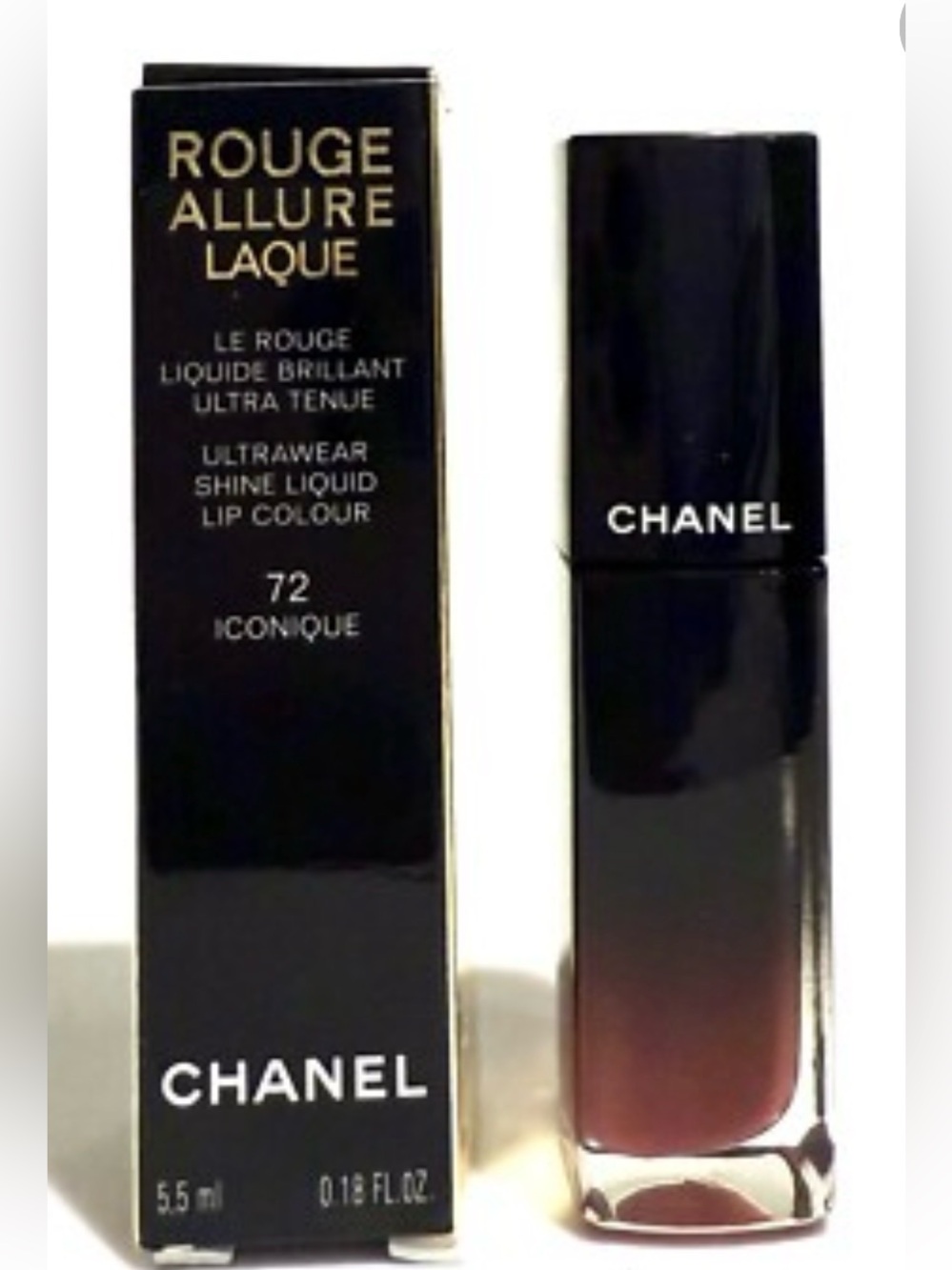 CHANEL Ultrawear Shine Liquid Lipstick Brand new in Box 72 Iconique NEW in Box